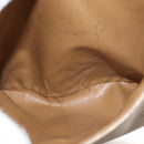 CELINE Macadam Canvas Shoulder Bag PVC Beige Gold Auth 152108-22