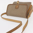 CELINE Macadam Canvas Shoulder Bag PVC Beige Gold Auth 152108-6