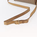 CELINE Macadam Canvas Shoulder Bag PVC Beige Gold Auth 152108-7