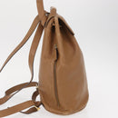 Salvatore Ferragamo Backpack Leather Beige Gold Auth 152109-4