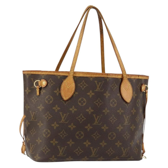 LOUIS VUITTON Monogram Neverfull PM Tote Bag M40155 LV Auth 152111