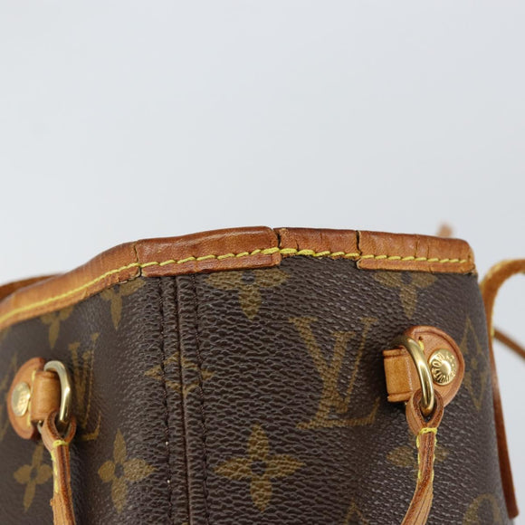 LOUIS VUITTON Monogram Neverfull PM Tote Bag M40155 LV Auth 152111