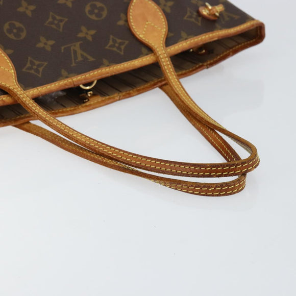 LOUIS VUITTON Monogram Neverfull PM Tote Bag M40155 LV Auth 152111