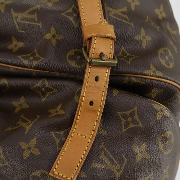 LOUIS VUITTON Monogram Saumur 35 Shoulder Bag M42254 LV Auth 152113