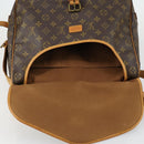 LOUIS VUITTON Monogram Saumur 35 Shoulder Bag M42254 LV Auth 152113-20