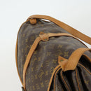 LOUIS VUITTON Monogram Saumur 35 Shoulder Bag M42254 LV Auth 152113-6