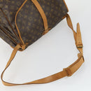 LOUIS VUITTON Monogram Saumur 35 Shoulder Bag M42254 LV Auth 152113-7