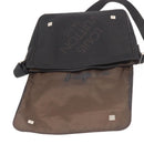 LOUIS VUITTON Damier Geant Petite Message Shoulder Bag Black M93618 Auth 152117-8