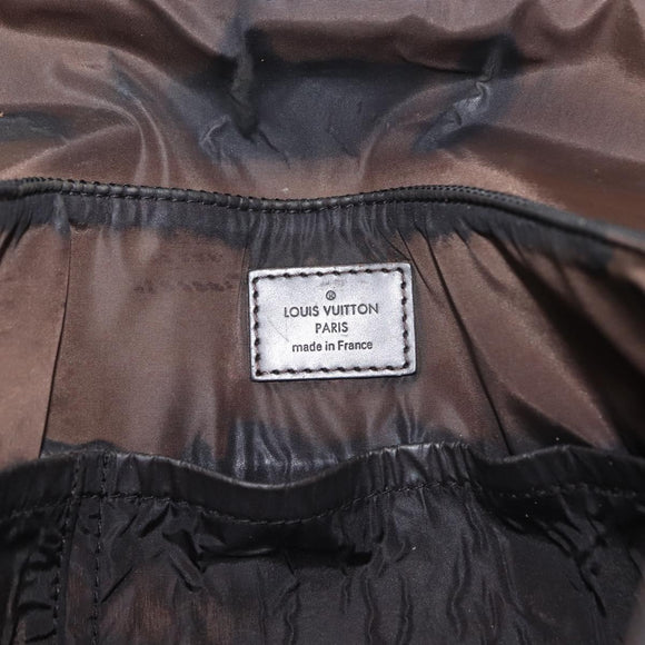 LOUIS VUITTON Damier Geant Petite Message Shoulder Bag Black M93618 Auth 152117