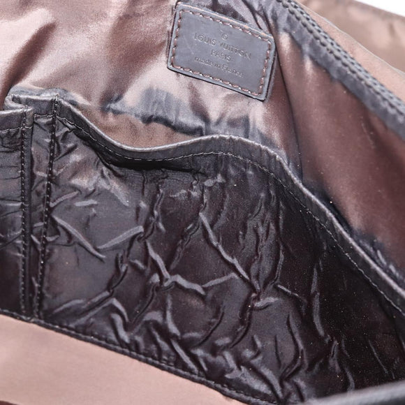 LOUIS VUITTON Damier Geant Petite Message Shoulder Bag Black M93618 Auth 152117