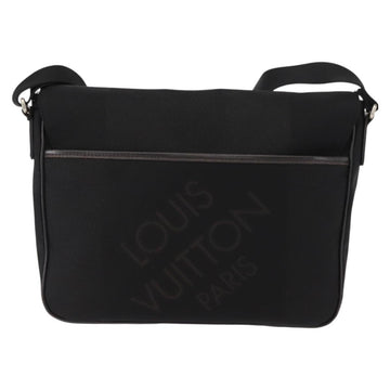 LOUIS VUITTON Damier Geant Petite Message Shoulder Bag Black M93618 Auth 152117 - 0