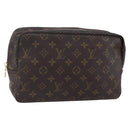 LOUIS VUITTON Monogram Trousse Toilette 28 Clutch Bag M47522 LV Auth 152122-1