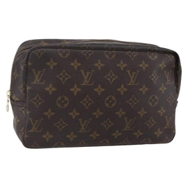 LOUIS VUITTON Monogram Trousse Toilette 28 Clutch Bag M47522 LV Auth 152122