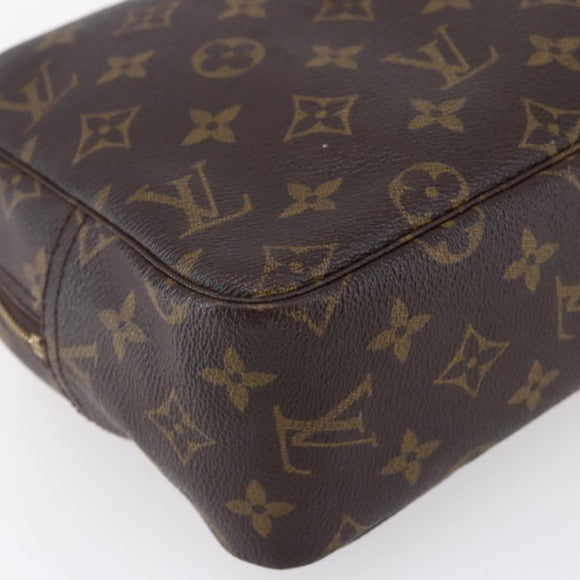 LOUIS VUITTON Monogram Trousse Toilette 28 Clutch Bag M47522 LV Auth 152122