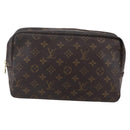 LOUIS VUITTON Monogram Trousse Toilette 28 Clutch Bag M47522 LV Auth 152122-13