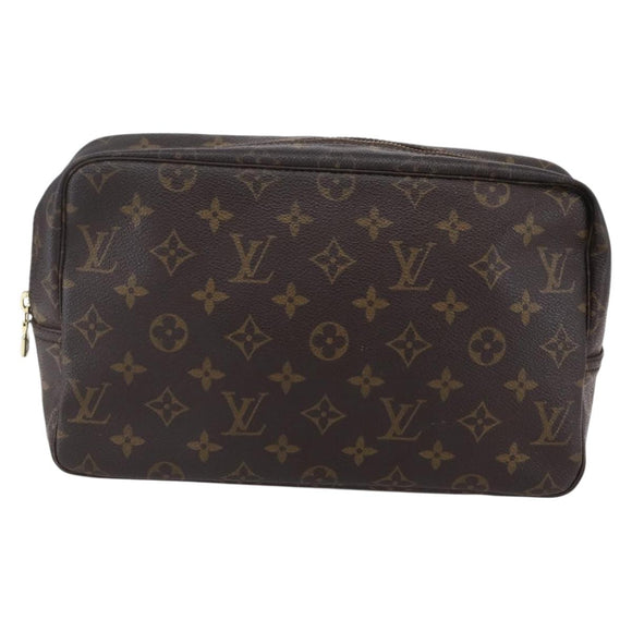LOUIS VUITTON Monogram Trousse Toilette 28 Clutch Bag M47522 LV Auth 152122