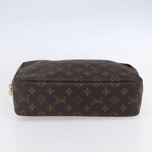 LOUIS VUITTON Monogram Trousse Toilette 28 Clutch Bag M47522 LV Auth 152122
