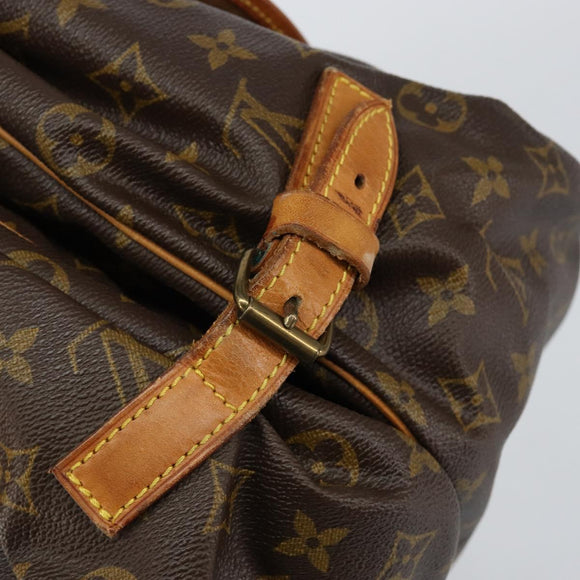 LOUIS VUITTON Monogram Saumur 35 Shoulder Bag M42254 LV Auth 152126