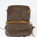 LOUIS VUITTON Monogram Saumur 35 Shoulder Bag M42254 LV Auth 152126-19
