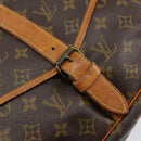 LOUIS VUITTON Monogram Saumur 35 Shoulder Bag M42254 LV Auth 152126-21
