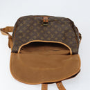 LOUIS VUITTON Monogram Saumur 35 Shoulder Bag M42254 LV Auth 152126-27