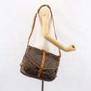 LOUIS VUITTON Monogram Saumur 35 Shoulder Bag M42254 LV Auth 152126-29