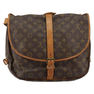 LOUIS VUITTON Monogram Saumur 35 Shoulder Bag M42254 LV Auth 152126 - 0