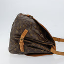 LOUIS VUITTON Monogram Saumur 35 Shoulder Bag M42254 LV Auth 152126-3