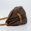 LOUIS VUITTON Monogram Saumur 35 Shoulder Bag M42254 LV Auth 152126-4