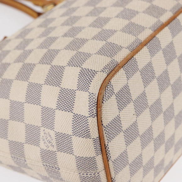 LOUIS VUITTON Damier Azur Saleya PM Tote Bag N51186 LV Auth 152128