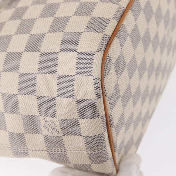 LOUIS VUITTON Damier Azur Saleya PM Tote Bag N51186 LV Auth 152128