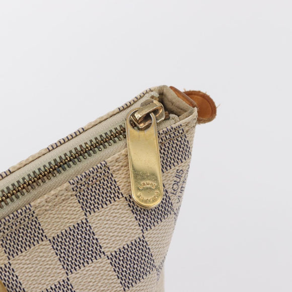 LOUIS VUITTON Damier Azur Saleya PM Tote Bag N51186 LV Auth 152128