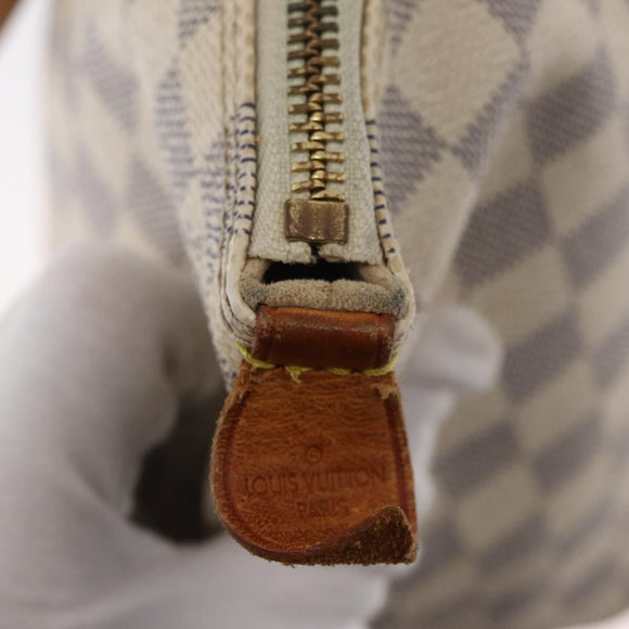 LOUIS VUITTON Damier Azur Saleya PM Tote Bag N51186 LV Auth 152128