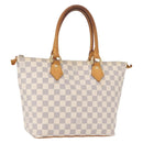 LOUIS VUITTON Damier Azur Saleya PM Tote Bag N51186 LV Auth 152128-1