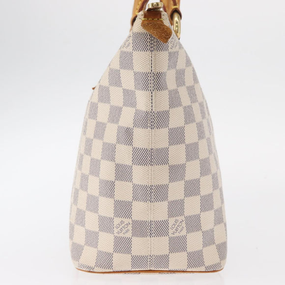 LOUIS VUITTON Damier Azur Saleya PM Tote Bag N51186 LV Auth 152128