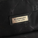 BURBERRY Black label Shoulder Bag Canvas Black Auth 152131-22