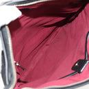 BURBERRY Black label Shoulder Bag Canvas Black Auth 152131-12