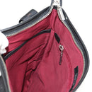 BURBERRY Black label Shoulder Bag Canvas Black Auth 152131-25