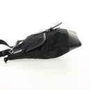 BURBERRY Black label Shoulder Bag Canvas Black Auth 152131-3