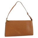 LOUIS VUITTON Epi Pochette Accessoires Accessory Pouch Brown M52953 Auth 152133-1