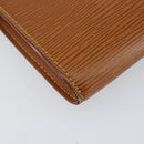 LOUIS VUITTON Epi Pochette Accessoires Accessory Pouch Brown M52953 Auth 152133-14