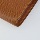 LOUIS VUITTON Epi Pochette Accessoires Accessory Pouch Brown M52953 Auth 152133-15