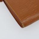 LOUIS VUITTON Epi Pochette Accessoires Accessory Pouch Brown M52953 Auth 152133-16