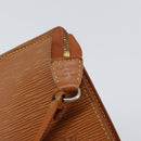 LOUIS VUITTON Epi Pochette Accessoires Accessory Pouch Brown M52953 Auth 152133-17