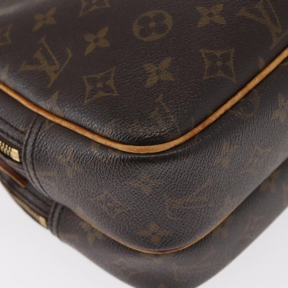LOUIS VUITTON Monogram Reporter PM Shoulder Bag M45254 LV Auth 152136