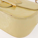 LOUIS VUITTON Monogram Vernis Bell Flower PM Bag Broncorail M91731 Auth 152140-16