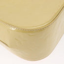 LOUIS VUITTON Monogram Vernis Bell Flower PM Bag Broncorail M91731 Auth 152140-17