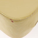 LOUIS VUITTON Monogram Vernis Bell Flower PM Bag Broncorail M91731 Auth 152140-8