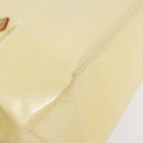 LOUIS VUITTON Monogram Vernis Reade PM Hand Bag Perle M91336 LV Auth 152141-16