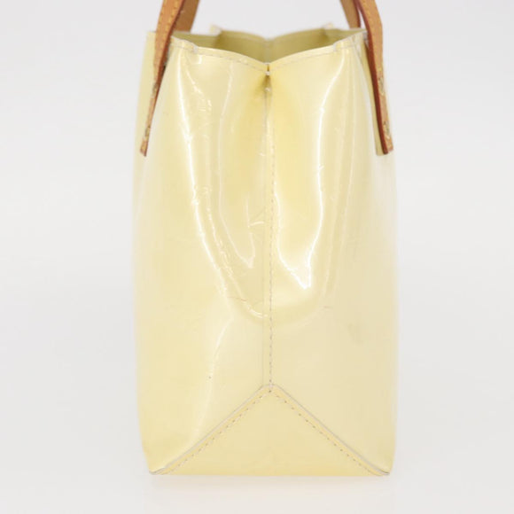 LOUIS VUITTON Monogram Vernis Reade PM Hand Bag Perle M91336 LV Auth 152141